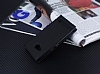 Microsoft Lumia 550 Gizli Mknatsl Yan Kapakl Siyah Deri Klf - Resim: 2