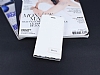 Samsung Galaxy S6 Edge Gizli Mknatsl Yan Kapakl Beyaz Deri Klf - Resim: 1