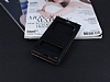 Sony Xperia M4 Aqua Gizli Mknatsl Pencereli Siyah Deri Klf - Resim: 1