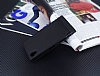 Sony Xperia X Performance Gizli Mknatsl Yan Kapakl Siyah Deri Klf - Resim: 2