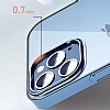 Eiroo Pixel iPhone 13 Pro Max Silver Rubber Klf - Resim: 4