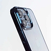 Eiroo Pixel iPhone 13 Pro Max Silver Rubber Klf - Resim: 1