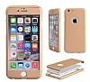 Eiroo Protect Fit iPhone 6 / 6S 360 Derece Koruma Rose Gold Rubber Klf - Resim: 1