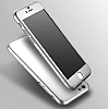 Zore GKK Ays iPhone 6 / 6S 360 Derece Koruma Silver Rubber Klf - Resim: 5