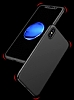 Eiroo Protect Fit iPhone X / XS 360 Derece Koruma Siyah Rubber Klf - Resim: 4