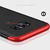 Zore GKK Ays Samsung Galaxy Note 8 360 Derece Koruma Siyah-Krmz Rubber Klf - Resim: 1