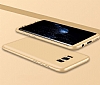 Zore GKK Ays Samsung Galaxy Note 8 360 Derece Koruma Gold Rubber Klf - Resim: 5
