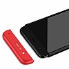 Zore GKK Ays Xiaomi Mi Note 3 360 Derece Koruma Krmz-Siyah Rubber Klf - Resim: 1