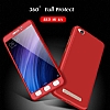 Eiroo Protect Fit Xiaomi Redmi 4A 360 Derece Koruma Krmz Rubber Klf - Resim: 6
