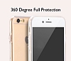 Eiroo Protection iPhone 6 Plus / 6S Plus 360 Derece Koruma effaf Silikon Klf - Resim: 3