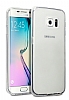 Eiroo Protection Samsung Galaxy S6 Edge Plus 360 Derece Koruma effaf Silikon Klf - Resim: 3