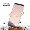 Eiroo Protection Samsung Galaxy S8 360 Derece Koruma effaf Silikon Klf - Resim: 1