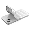 Eiroo Puffer iPhone 15 Krem Silikon Klf - Resim: 2