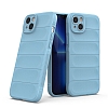 Eiroo Puffer iPhone 15 Mavi Silikon Klf - Resim: 1