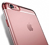 Eiroo Radiant iPhone 6 / 6S Silver Kenarl effaf Rubber Klf - Resim: 1