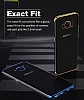 Eiroo Radiant Samsung Galaxy J7 2016 Gold Kenarl effaf Rubber Klf - Resim: 1
