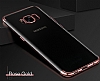 Eiroo Radiant Samsung Galaxy S8 Plus Rose Gold Kenarl effaf Rubber Klf - Resim: 1
