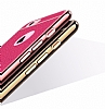LG G3 Diki zli Kahverengi Silikon Klf - Resim: 3