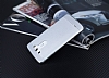 LG G3 Diki zli Silver Silikon Klf - Resim: 6