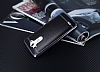 LG G3 Diki zli Siyah Silikon Klf - Resim: 6