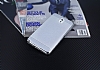 Samsung N9000 Galaxy Note 3 Diki zli Silver Silikon Klf - Resim: 5