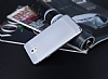 Samsung N9000 Galaxy Note 3 Diki zli Silver Silikon Klf - Resim: 6
