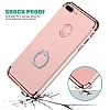 Eiroo Ring Fit iPhone 7 Plus Selfie Yzkl Rose Gold Rubber Klf - Resim: 4
