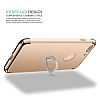 Eiroo Ring Fit iPhone 7 Selfie Yzkl Gold Rubber Klf - Resim: 4