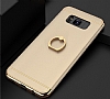 Eiroo Ring Fit Samsung Galaxy Note 8 Selfie Yzkl Gold Rubber Klf - Resim: 7