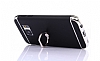 Eiroo Ring Fit Samsung Galaxy S7 Edge Selfie Yzkl Siyah Rubber Klf - Resim: 2