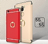 Eiroo Ring Fit Xiaomi Mi 5s Plus Selfie Yzkl Silver Rubber Klf - Resim: 1