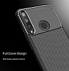 Eiroo Rugged Carbon Huawei P40 Lite E Siyah Silikon Klf - Resim: 2
