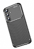 Eiroo Rugged Carbon Samsung Galaxy A35 Siyah Silikon Klf - Resim: 6