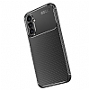 Eiroo Rugged Carbon Samsung Galaxy M34 5G Silikon Klf - Resim: 6