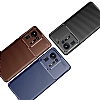Eiroo Rugged Carbon Xiaomi Mi Mix 4 Kahverengi Silikon Klf - Resim: 5