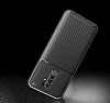 Eiroo Rugged Carbon Xiaomi Redmi 9 Siyah Silikon Klf - Resim: 2