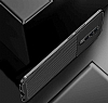 Eiroo Rugged Carbon Xiaomi Redmi 9 Siyah Silikon Klf - Resim: 1