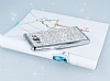 Eiroo Samsung Galaxy A7 Tal Silver Silikon Klf - Resim: 3