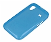 Samsung Galaxy Ace S5830 Ultra nce effaf Mavi Silikon Klf - Resim: 3