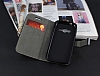 Eiroo Samsung Galaxy Ace 4 Buckle Standl Czdanl Siyah Deri Klf - Resim: 3