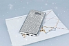 Eiroo Samsung Galaxy C9 Pro Tal Silver Silikon Klf - Resim: 1