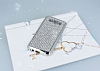 Eiroo Samsung Galaxy E5 Tal Silver Silikon Klf - Resim: 1