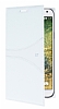 Samsung Galaxy E7 Gizli Mknatsl Beyaz Deri Klf - Resim: 3