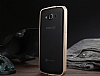 Eiroo Samsung Galaxy Grand 2 Gold Metal Bumper ereve Klf - Resim: 4