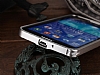 Eiroo Samsung Galaxy Grand 2 Silver Metal Bumper ereve Klf - Resim: 4