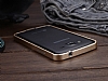 Eiroo Samsung Galaxy Grand 2 Gold Metal Bumper ereve Klf - Resim: 3