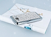 Eiroo Samsung Galaxy J7 / Galaxy J7 Core Tal Silver Silikon Klf - Resim: 3