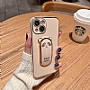 Eiroo Samsung Galaxy M32 Baby Panda Standl Pembe Silikon Klf - Resim: 6
