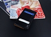 Samsung N7100 Galaxy Note 2 Gizli Mknatsl Pencereli Siyah Deri Klf - Resim: 2
