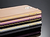 Eiroo Samsung Galaxy Note 3 Metal Kenarl Gold Rubber Klf - Resim: 3